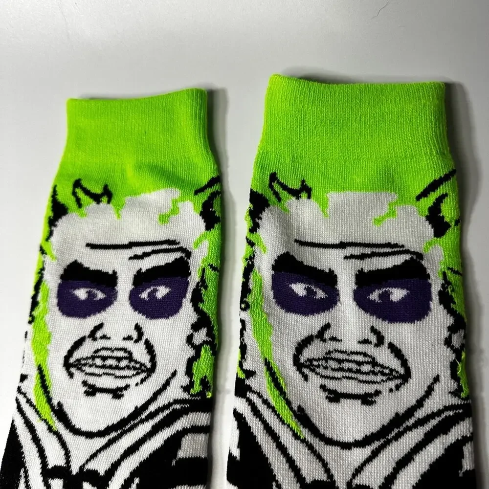 Beetlejuice socks, new in package US Size 7-10 Horror Movie